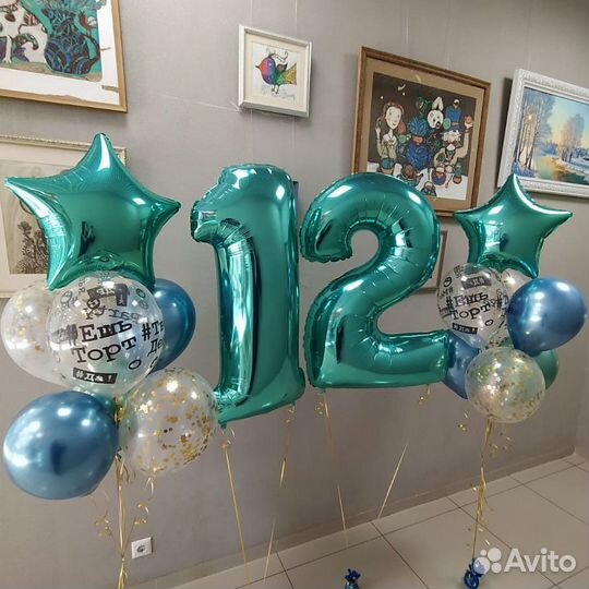 Гелиевые шары, возможна доставка