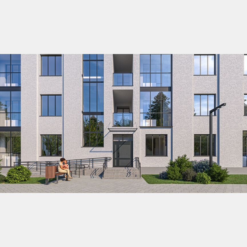 2-к. квартира, 40,5 м², 1/4 эт.