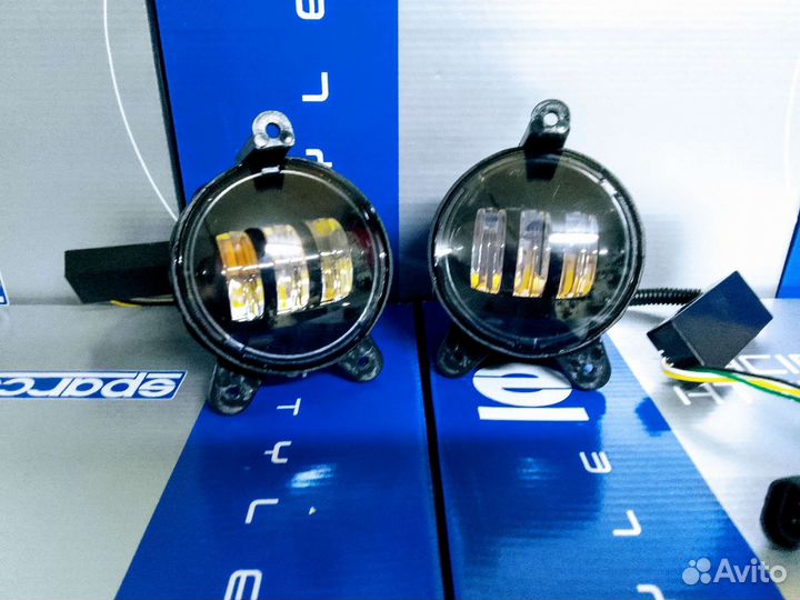 Противотуманные фары priora LED два режима, Газель