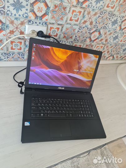Asus 17.3 + 8 gb для работы и дома 1C