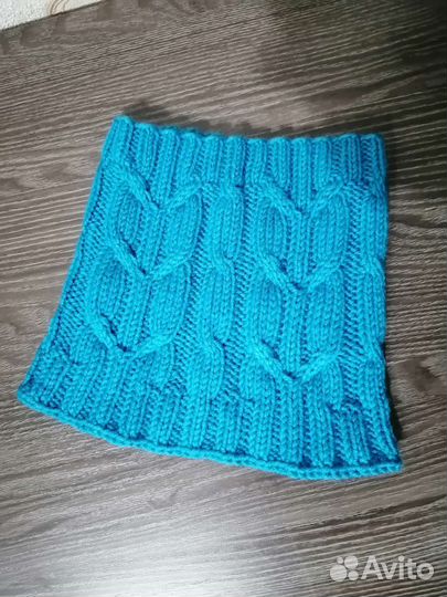 Шапка, снуд и варежки