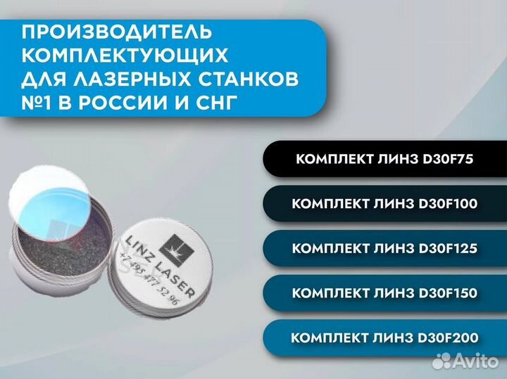 Комплект линз d37f200