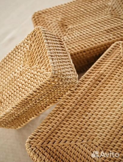 Корзина для хранения плетёная