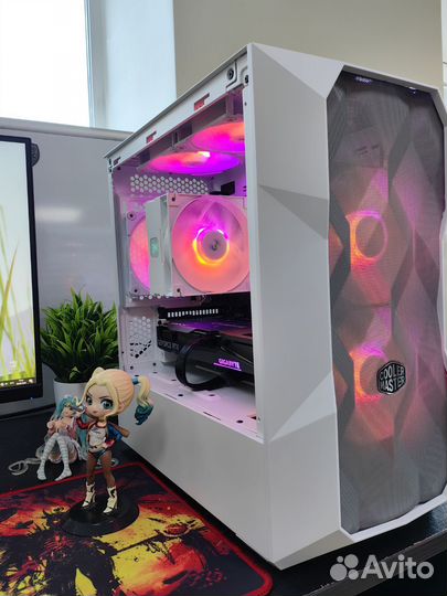 Игровой пк ryzen 5 5500/16gb/rtx3060 12gb/ssd/550w