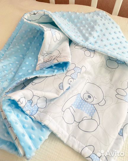 Плед для новорожденного для детей новый