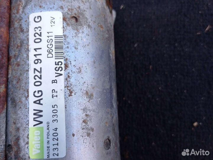 Стартер шкода октавия 02Z911023G