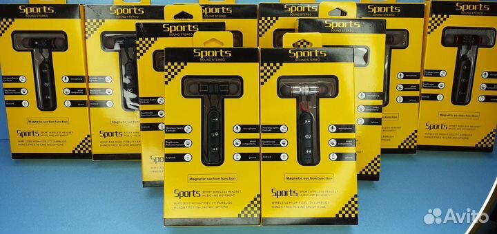 Беспроводные вакуумные наушники Sport с микрофоном