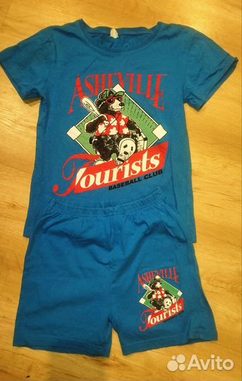 Детский летний костюм для мальчика 122 шорты футб
