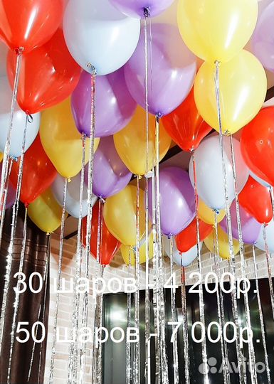 Воздушные шары. Гелиевые шарики