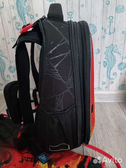 Рюкзак школьный Berlingo+мешок для сменки+дождевик