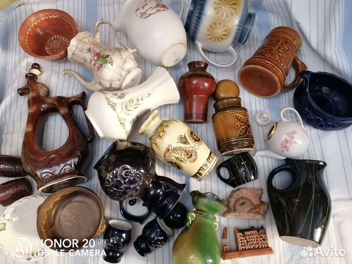 Кувшины, вазы, посуда, чайники