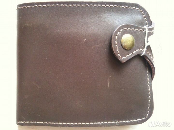 Портмоне мужское новое, натур.кожа, Монголия, 2шт