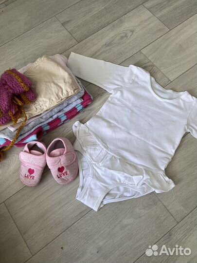 Вещи пакетом на девочку 62-68