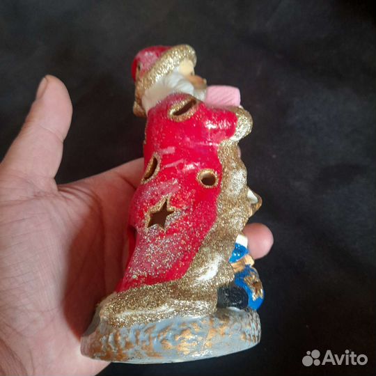 Фарфоровая статуэтка Дед мороз