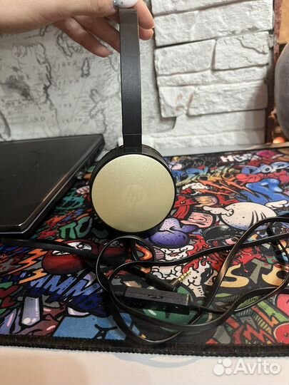 Проводные наушники hp