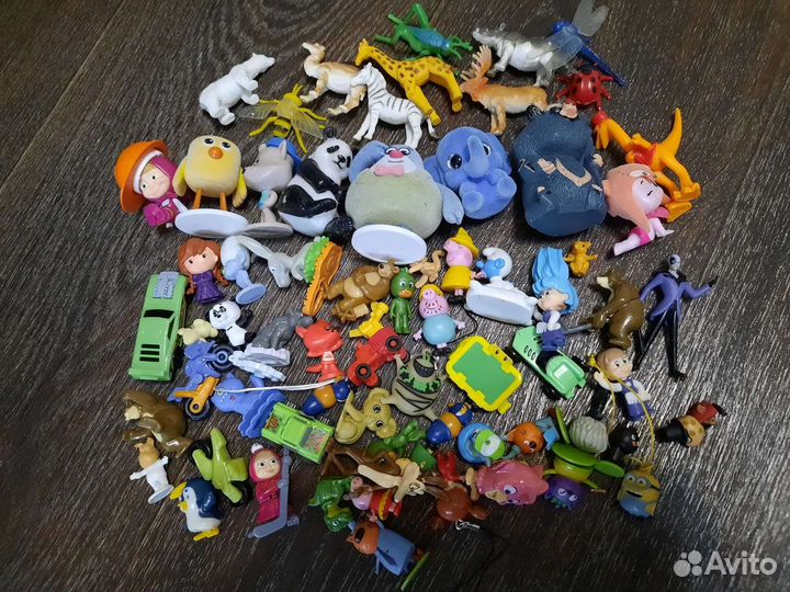 Мини фигурки животных, Киндеры