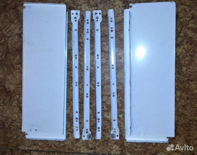 Направляющие и металлические боковины для ящиков