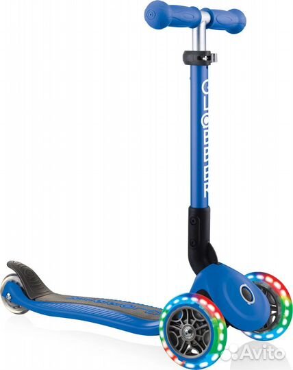 Самокат трехколесный Globber junior foldable light