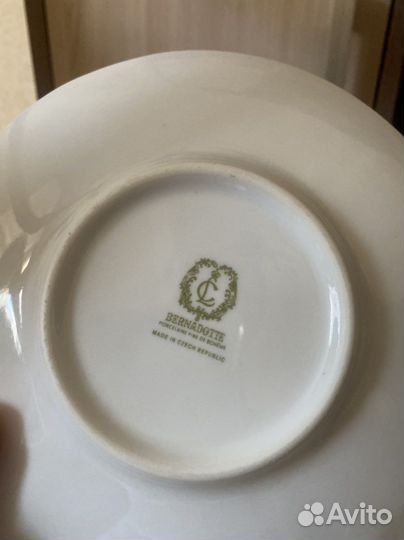 Бульонница блюдце Чайник Бернадот Чехия