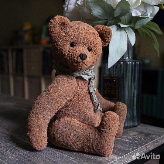 Советский плюшевый мишка тедди ручной работы