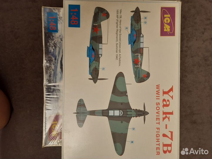 Сборная модель самолета 1 48