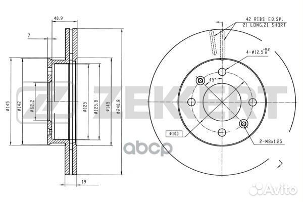Диск торм. перед. Hyundai Getz (TB) 02- bs-5391