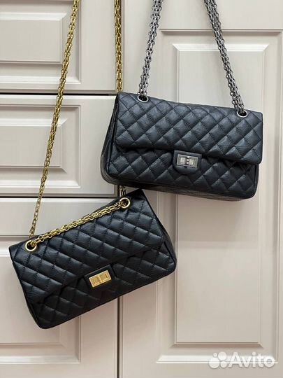 Сумка женская Chanel 2.55 натуральная кожа