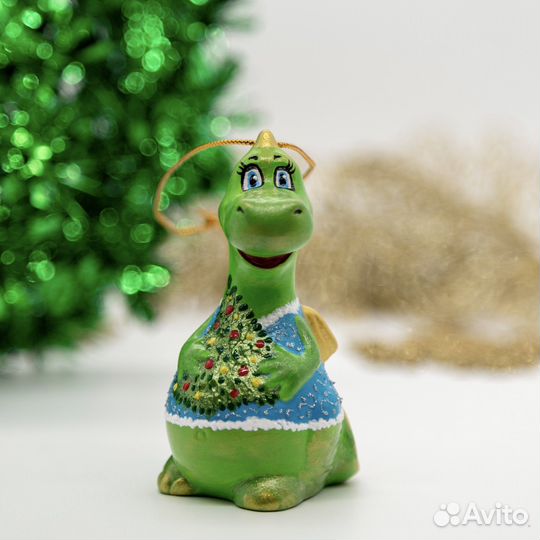 Дракончик елочная игрушка