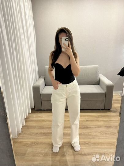 Джинсы белые lime