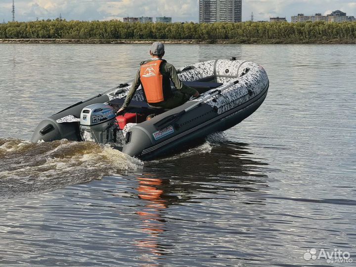 Лодка mishimo BIG floor DF 420 камо