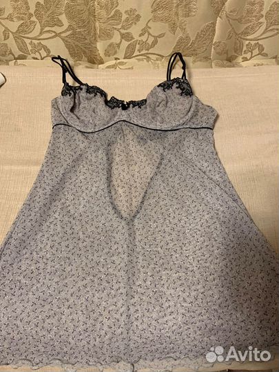 Пенюар xs/s с застежкой