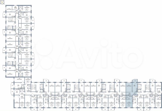 2-к. квартира, 71,3 м², 1/17 эт.