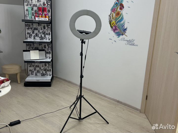 Лампа кольцевая бестеневая 34см