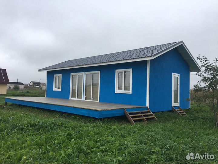Деревянный дом 88м