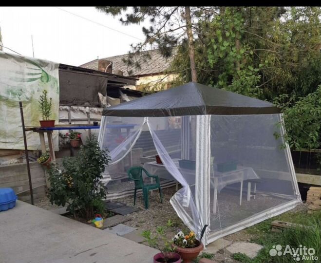 Тент шатер для дачи