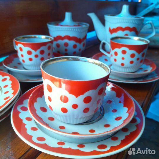 Чайный сервиз на 5 персон