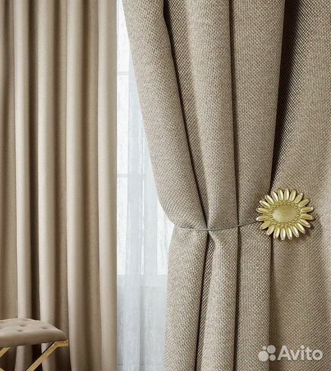 Шторы бежевые блэкаут рогожка икея леруа