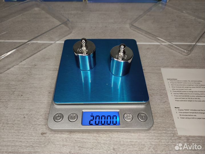Весы ювелирные кухонные электронные 500г / 0,01г