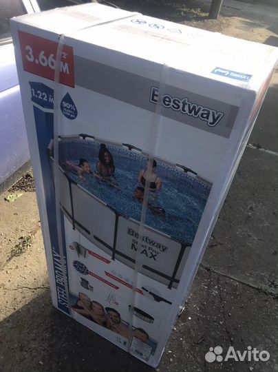 Каркасный бассейн 366 на 122