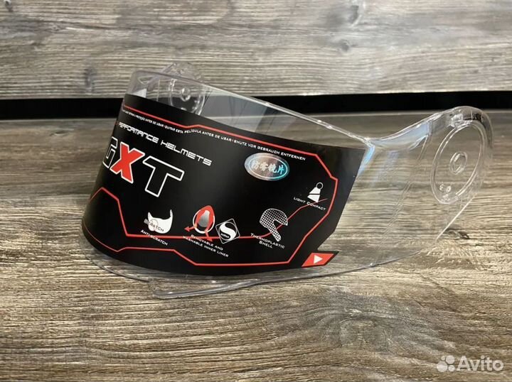 Визор (стекло) для шлема GXT SX12 160 прозрачный