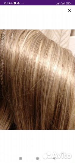 Волосы на заколках