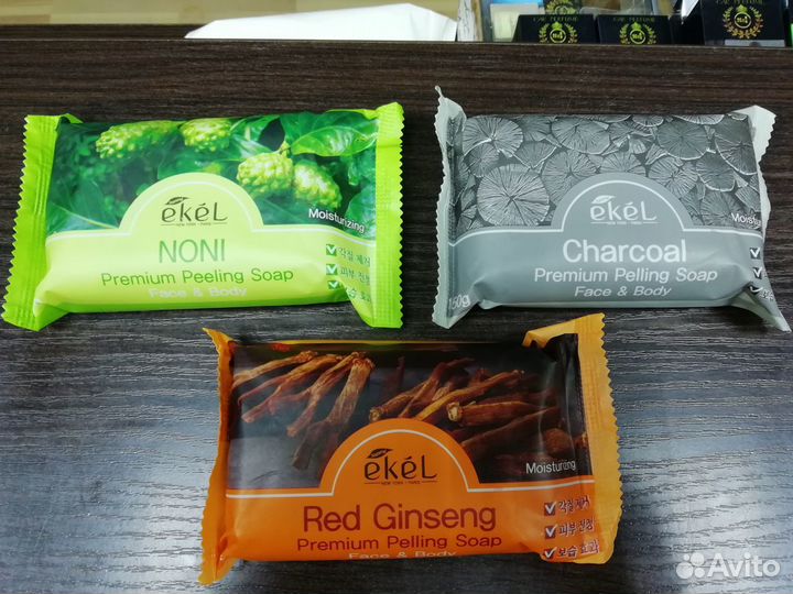 Мыло-пилинг в ассортименте Rose, Ekel Peealing