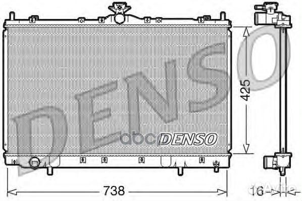 MR993566 Радиатор mitsubishi grandis (04) шт. 1