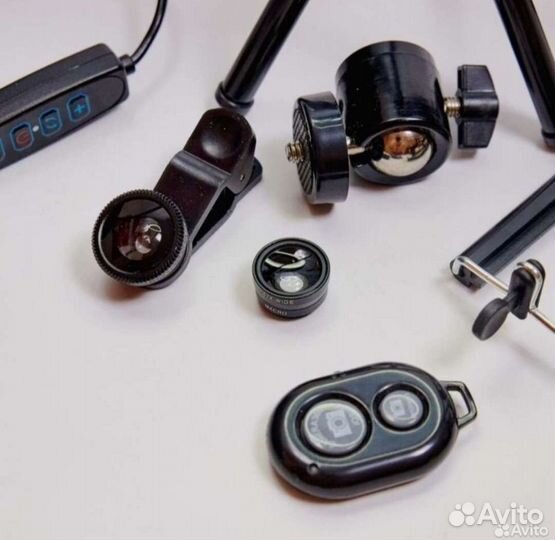 Набор юного блогера, с кольцевой лампой