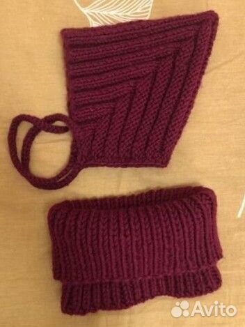 Комплект шапка и снуд 48 50