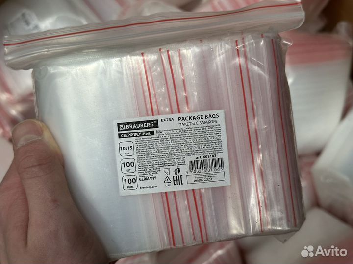 Пакет зип лок 10х15 100 мкм