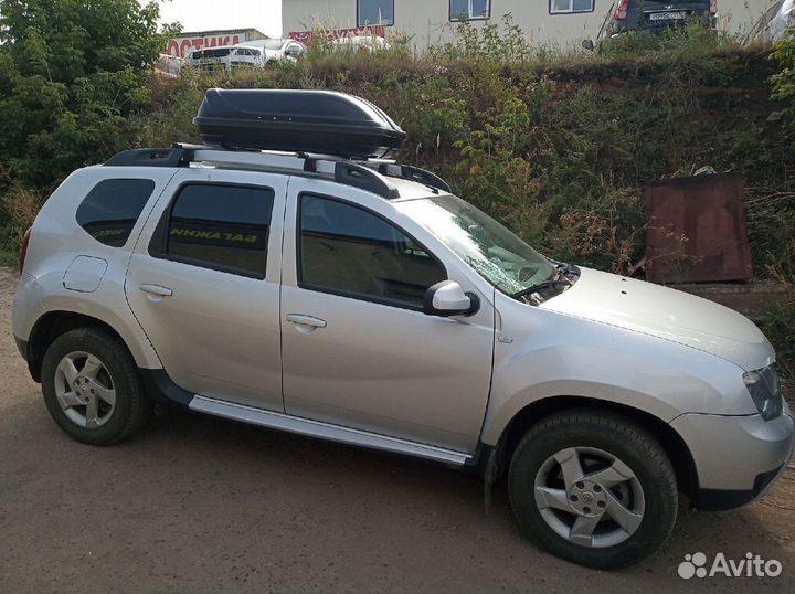 Бокс на крышу Renault Duster 220л черный