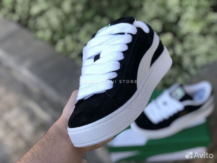 Кроссовки Puma Suede XL Black White