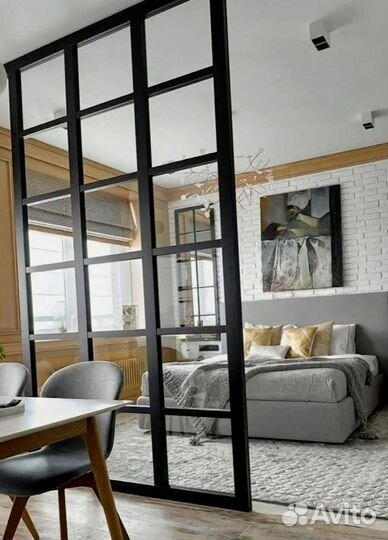 Перегородки из стекла