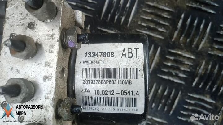 Блок ABS Opel Astra J 2010 13347808